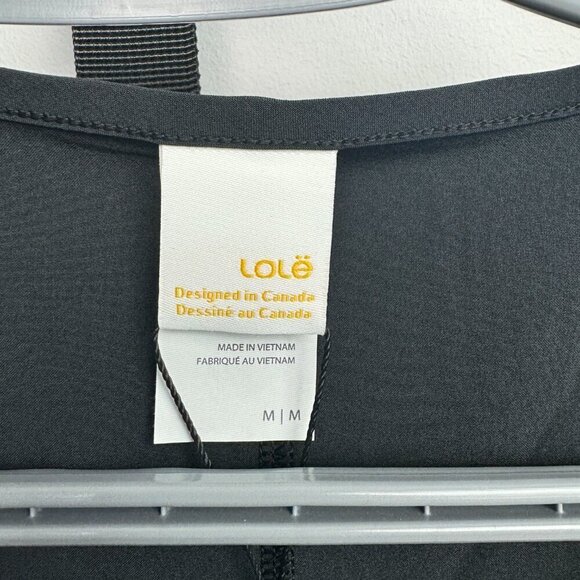 NWT Lole Olivie Tee Shirt Black Size M - Picture 8 of 9